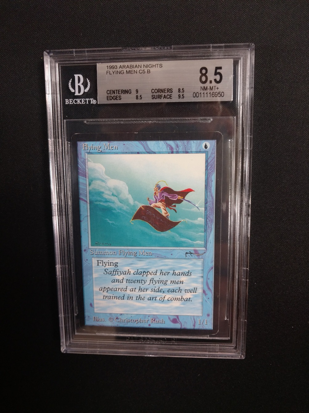 Flying Men BGS 8.5 NM-MT+ Arabian Nights MTG Magic Graded Card